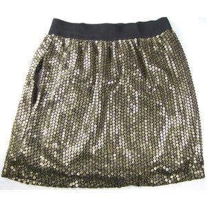 SALE! Sequin Sparkly Gold Short Mini Skirt